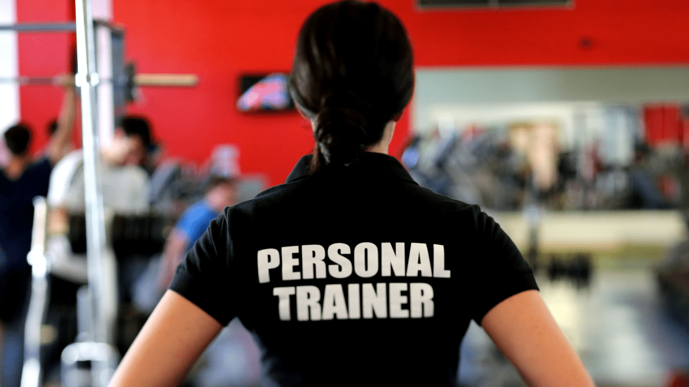 a personal gym trainer