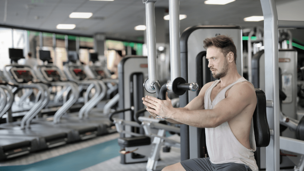 a person at the gym