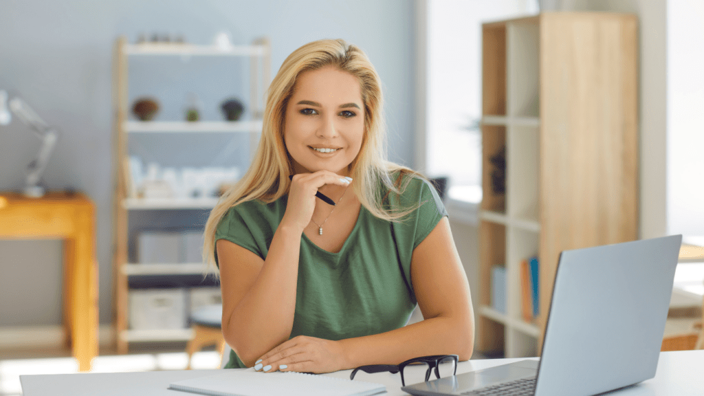 a person using a laptop