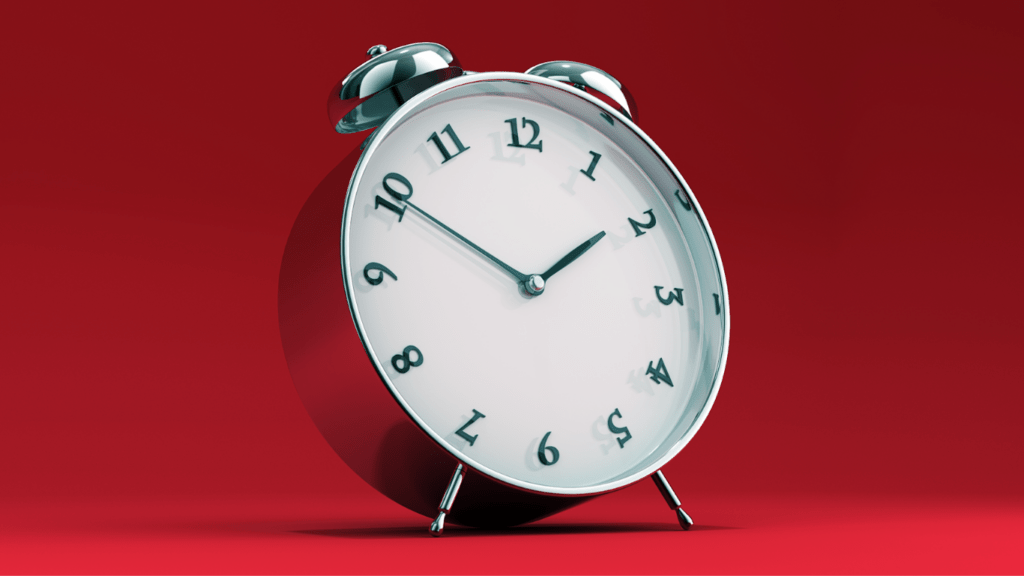 an alarm clock