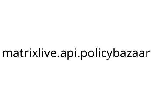 matrixlive_api_policybazaar