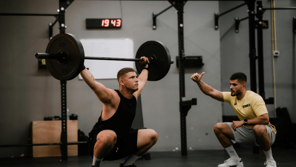 two person at the gym