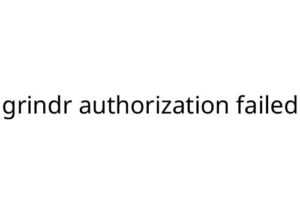 grindr authorization failed