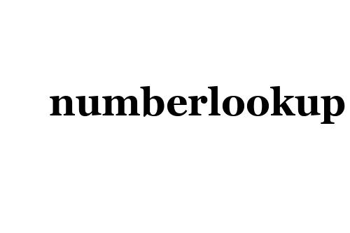numberlookup