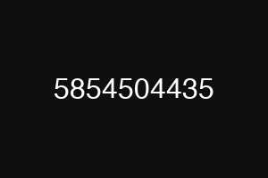 5854504435