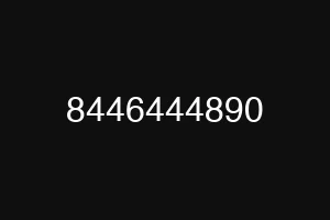 8446444890