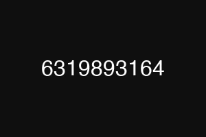 6319893164